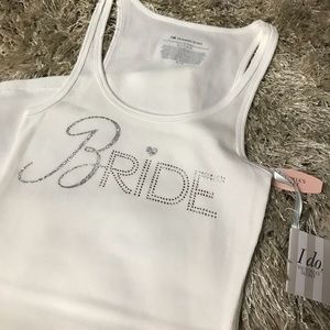 Victoria’s Secret “BRIDE” white tank top! - Size M